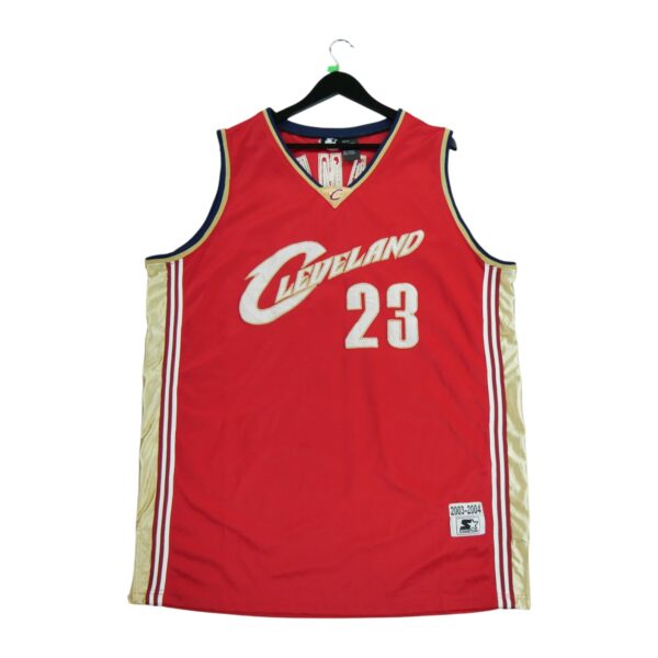 Maillot sans manches homme rouge Starter Equipe Cleveland Cavaliers QWE0509