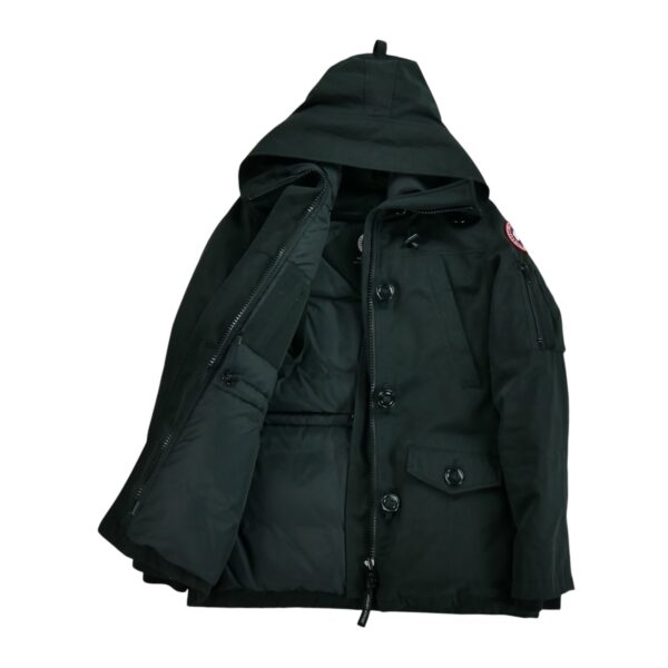 Parka femme manches longues noir Canada Goose Col Montant QWE0462