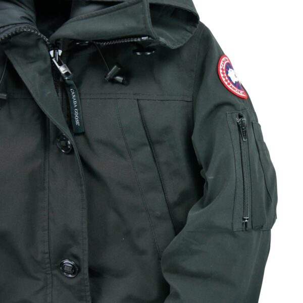 Parka femme manches longues noir Canada Goose Col Montant QWE0462