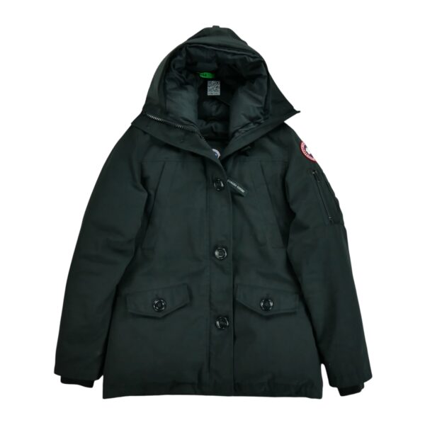 Parka femme manches longues noir Canada Goose Col Montant QWE0462