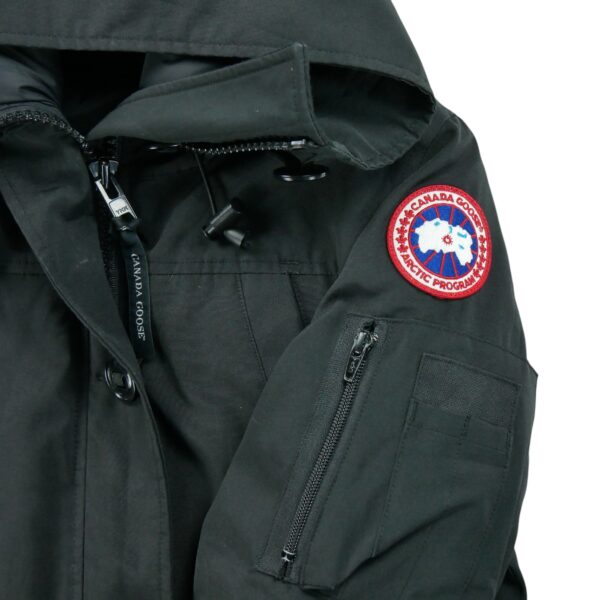 Parka femme manches longues noir Canada Goose Col Montant QWE0462