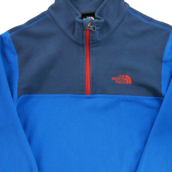 Pull polaires enfant manches longues bleu The North Face Col Montant QWE2100