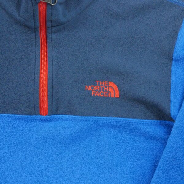 Pull polaires enfant manches longues bleu The North Face Col Montant QWE2100