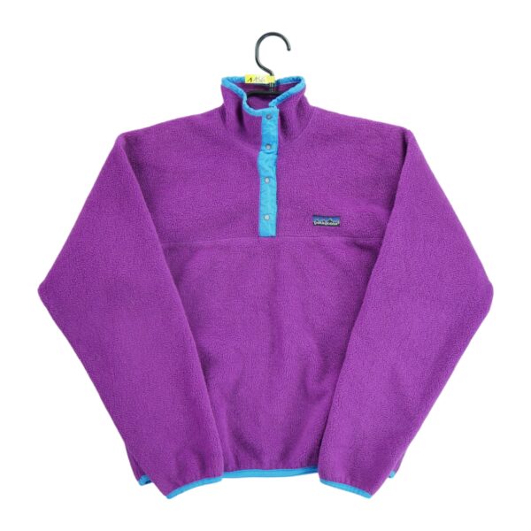 Pull polaires enfant manches longues violet Patagonia Col Montant QWE1156