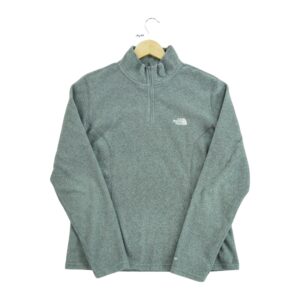 Pull polaires femme manches longues gris The North Face Col Montant QWE3466