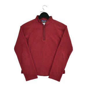 Pull polaires femme manches longues rouge Patagonia Col Montant QWE3593