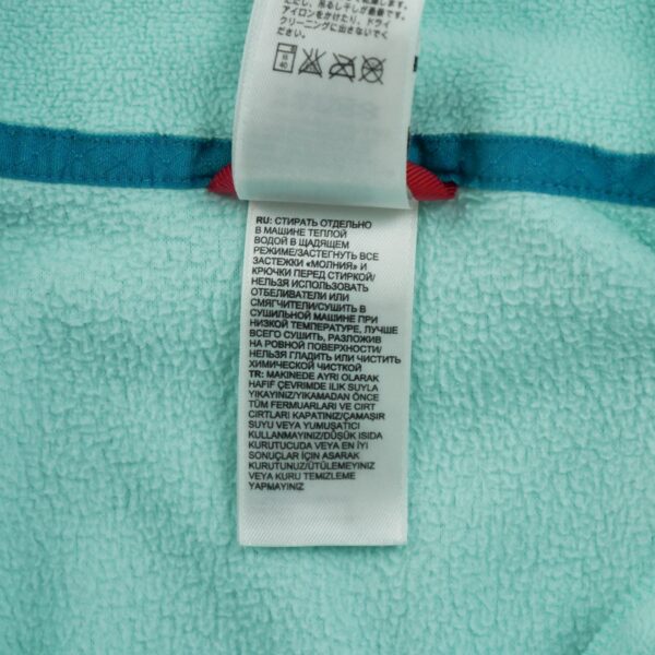 Pull polaires femme manches longues turquoise The North Face Col Montant QWE3054