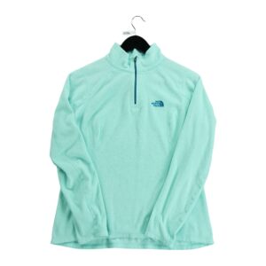 Pull polaires femme manches longues turquoise The North Face Col Montant QWE3054