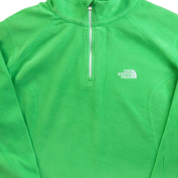 Pull polaires femme manches longues vert fluo The North Face Col Montant QWE3339