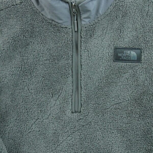 Pull polaires homme manches longues gris The North Face Col Montant QWE3834