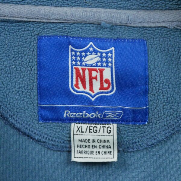 Pull polaires homme manches longues marine Reebok Col Montant Equipe Philadelphia Eagles QWE2076