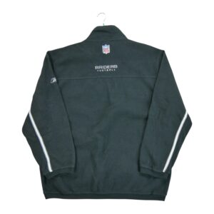 Pull polaires homme manches longues noir NFL Team Apparel Col Montant Equipe Las Vegas Raiders QWE0452