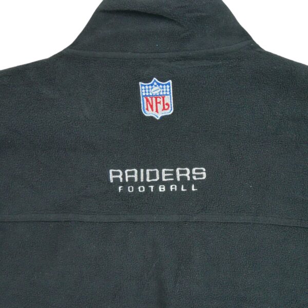 Pull polaires homme manches longues noir NFL Team Apparel Col Montant Equipe Las Vegas Raiders QWE0452