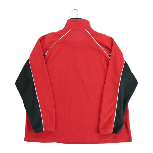 Pull polaires homme manches longues rouge Russell Athletic Col Montant QWE0104