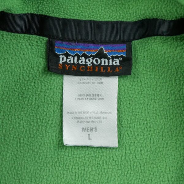 Pull polaires homme manches longues vert Patagonia Col Montant QWE1195