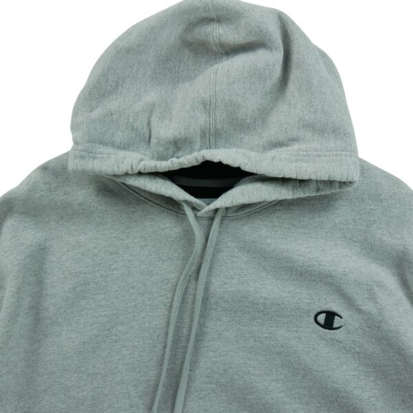 Sweat a capuche homme manches longues gris Champion Col Montant QWE0492