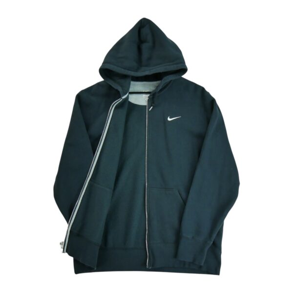 Sweat a capuche homme manches longues noir Nike Col Rond QWE0486