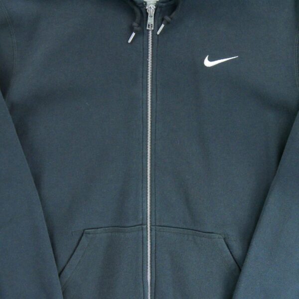 Sweat a capuche homme manches longues noir Nike Col Rond QWE0486