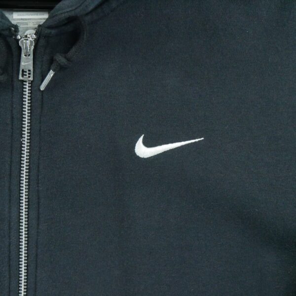 Sweat a capuche homme manches longues noir Nike Col Rond QWE0486