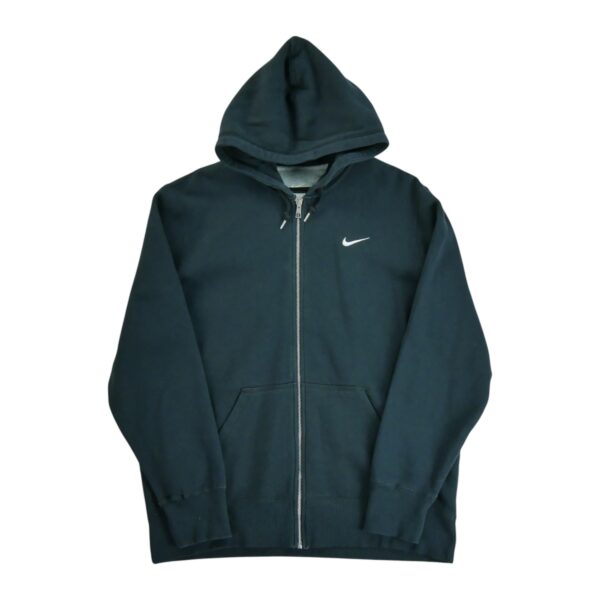 Sweat a capuche homme manches longues noir Nike Col Rond QWE0486