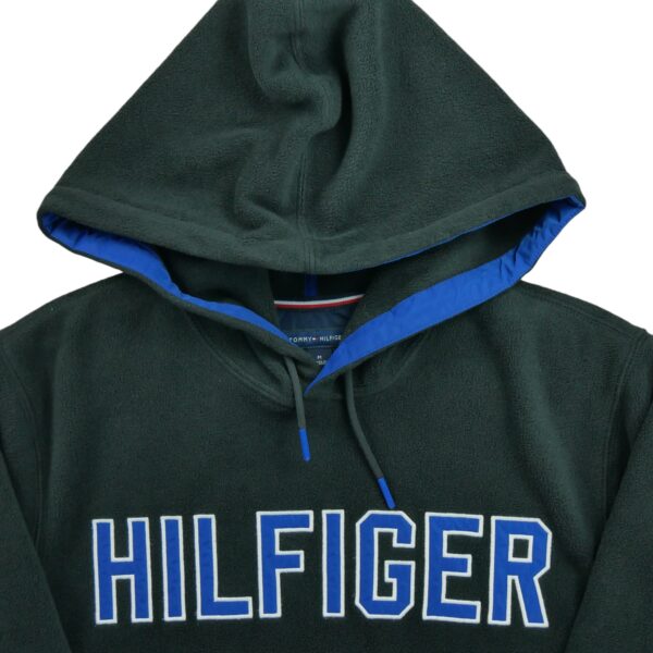 Sweat a capuche homme manches longues noir Tommy Hilfiger Col Rond QWE3155