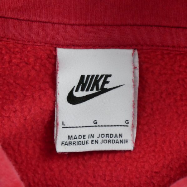 Sweat a capuche homme manches longues rouge Nike Col Rond QWE0498