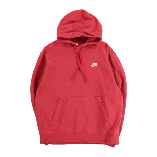 Sweat a capuche homme manches longues rouge Nike Col Rond QWE0498