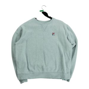 Sweat enfant manches longues gris Fila Col Rond QWE0306