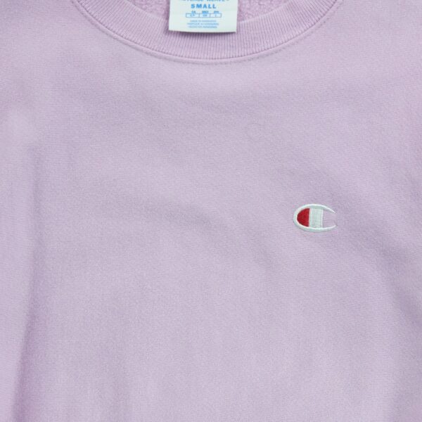 Sweat femme manches longues rose Champion Col Rond QWE2141