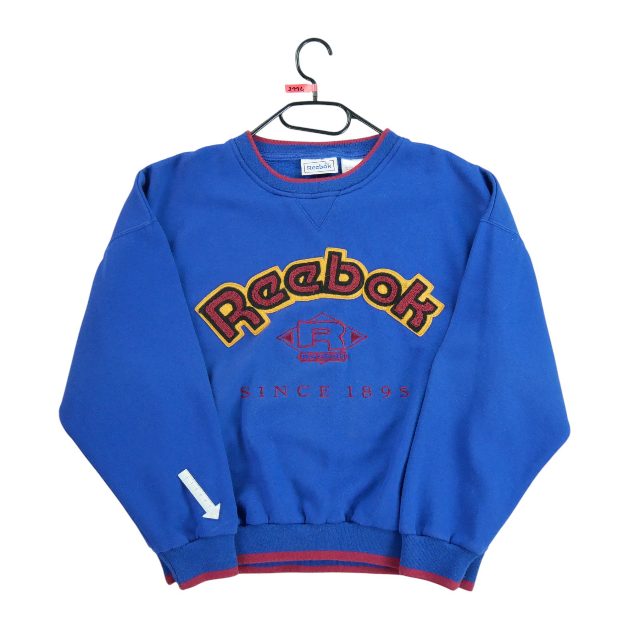 Seconde main Reebok Sweat Vintage Y2K Homme Taille M Bleu Meduza Store