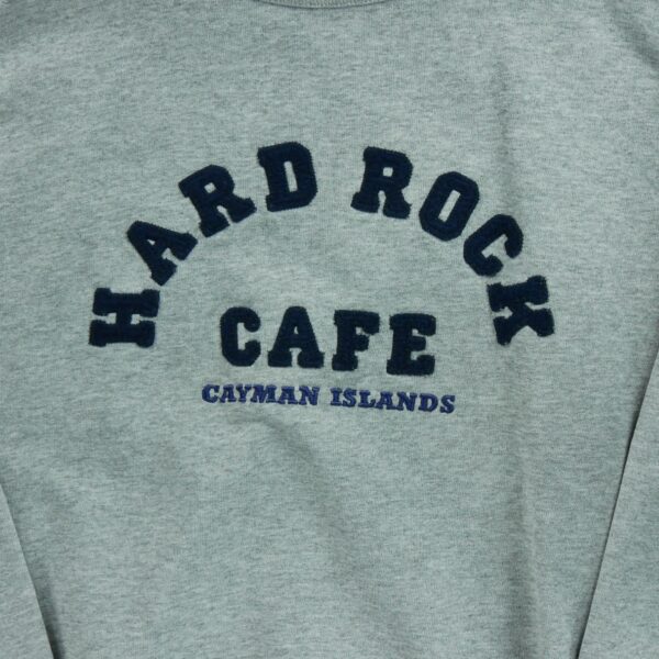 Sweat homme manches longues gris Hard Rock Cafe Col Rond QWE0220