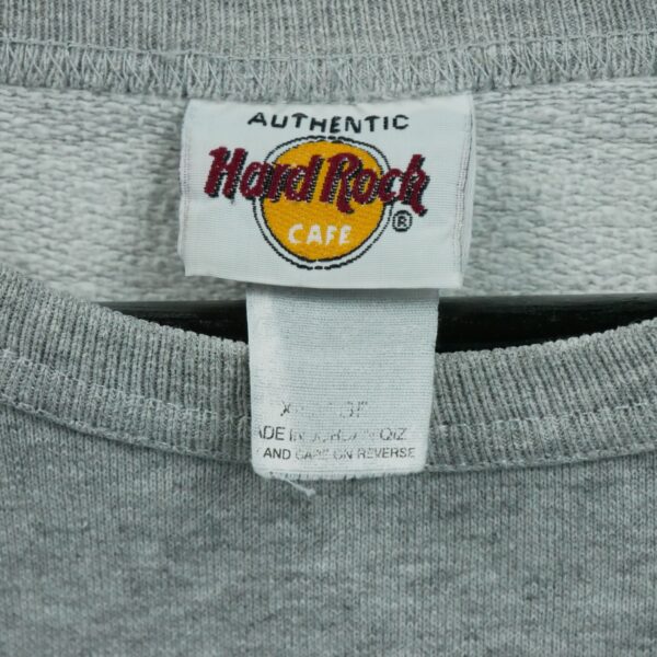 Sweat homme manches longues gris Hard Rock Cafe Col Rond QWE0220