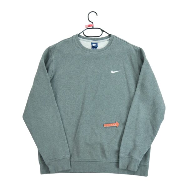 Sweat homme manches longues gris Nike Col Rond QWE2303