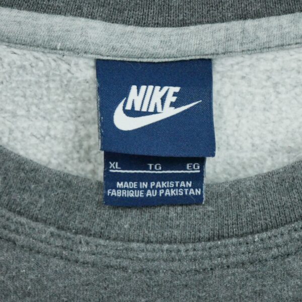 Sweat homme manches longues gris Nike Col Rond QWE2303