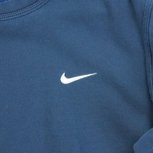 Sweat homme manches longues marine Nike Col Rond QWE0474