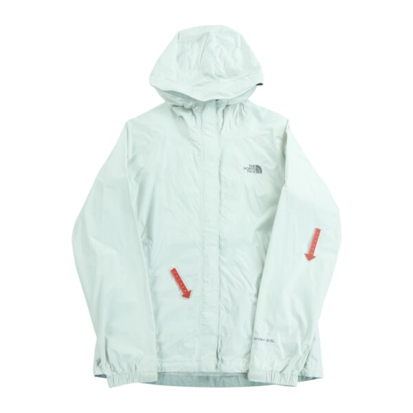 Veste legeres femme manches longues blanc The North Face Col Montant QWE2234