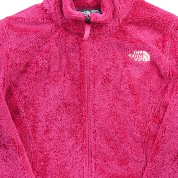 Veste polaires enfant manches longues rose The North Face Col Montant QWE3058