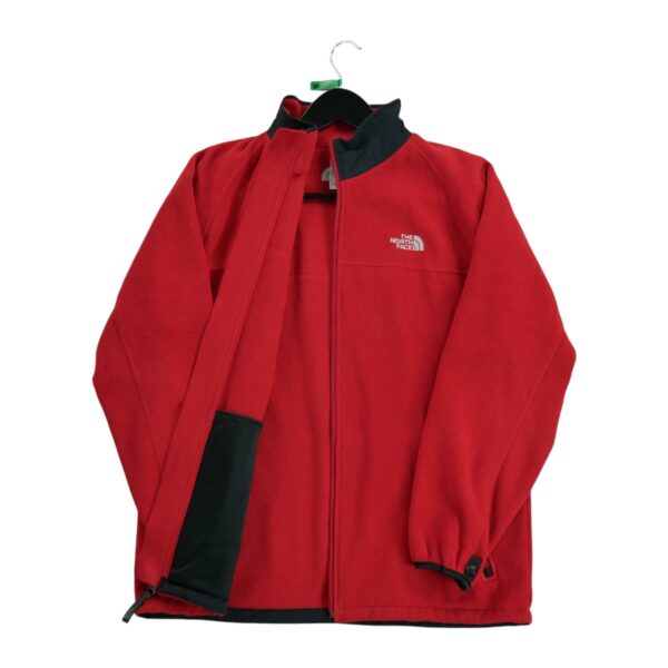 Veste polaires enfant manches longues rouge The North Face Col Montant QWE0039