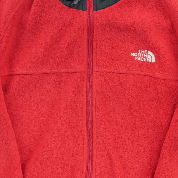 Veste polaires enfant manches longues rouge The North Face Col Montant QWE0039