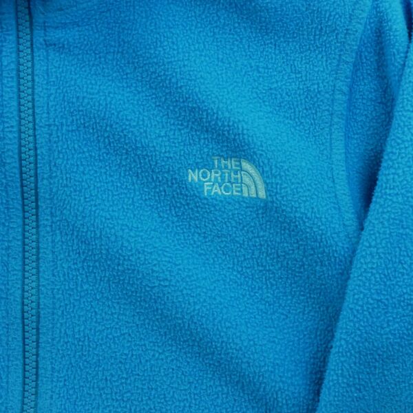 Veste polaires enfant manches longues turquoise The North Face Col Montant QWE2032