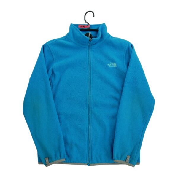 Veste polaires enfant manches longues turquoise The North Face Col Montant QWE2032