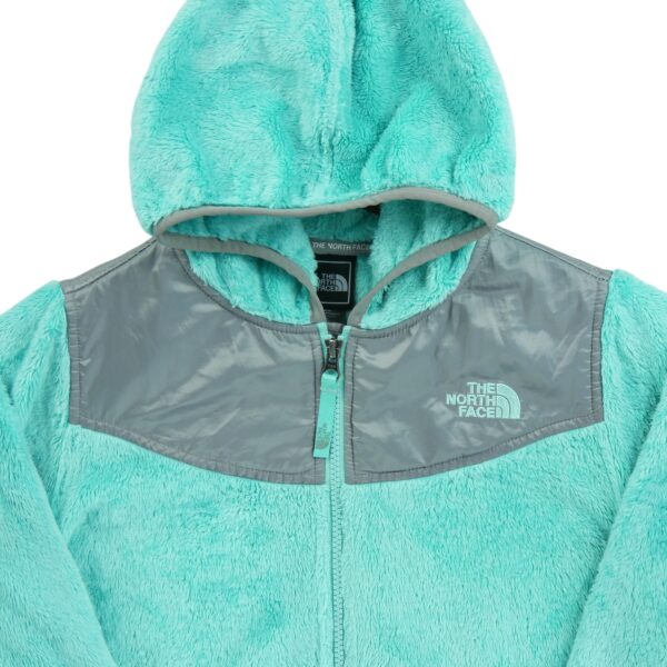 Veste polaires enfant manches longues turquoise The North Face Col Rond QWE3718