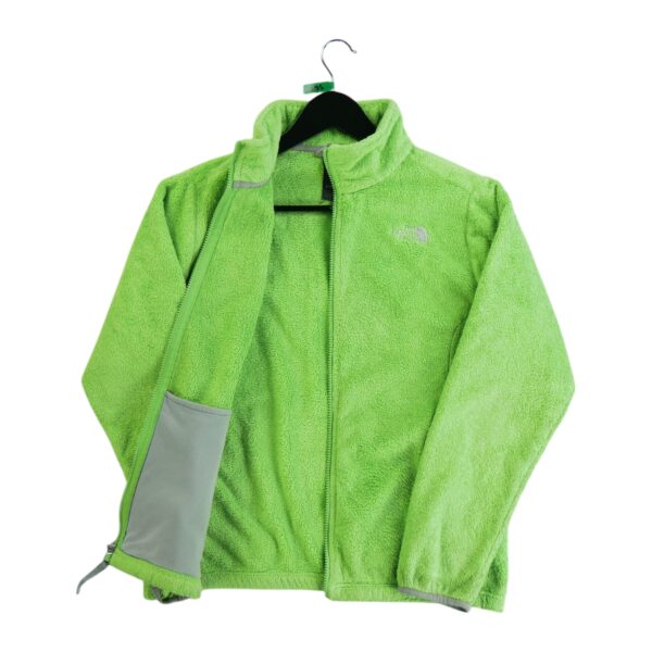 Veste polaires enfant manches longues vert fluo The North Face Col Montant QWE0195