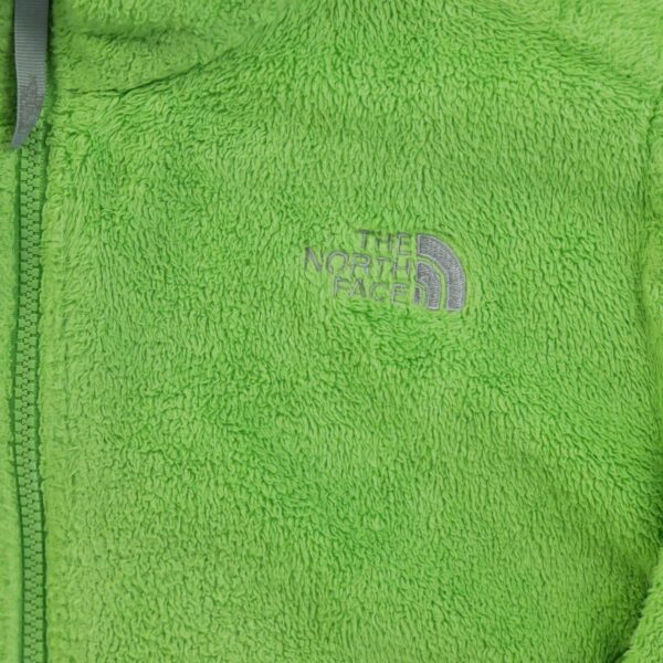 Veste polaires enfant manches longues vert fluo The North Face Col Montant QWE0195