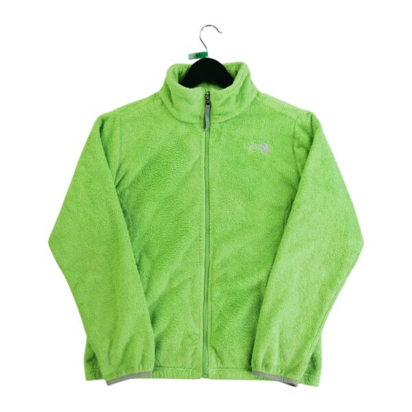 Veste polaires enfant manches longues vert fluo The North Face Col Montant QWE0195