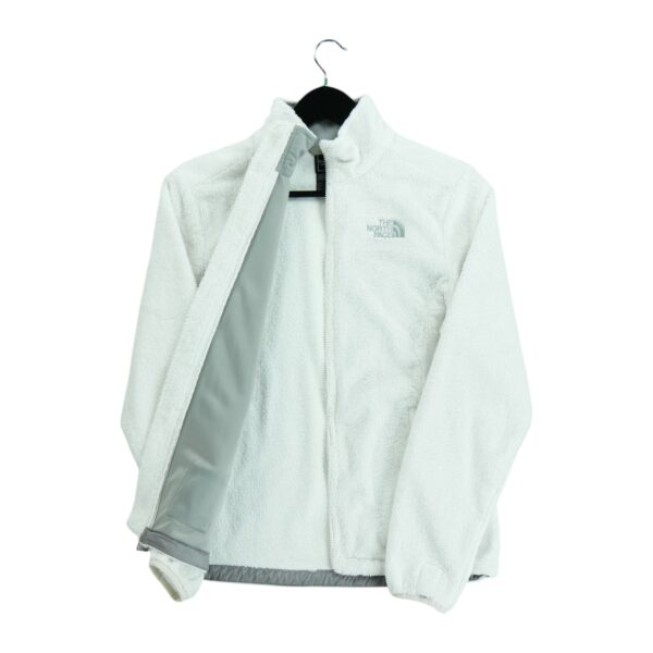 Veste polaires femme manches longues blanc The North Face Col Montant QWE0581