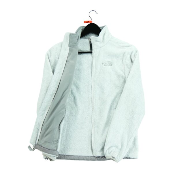 Veste polaires femme manches longues blanc The North Face Col Montant QWE2415