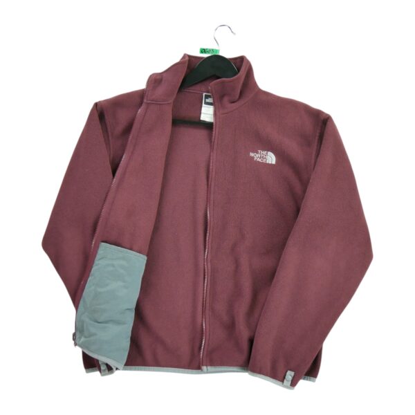 Veste polaires femme manches longues bordeaux The North Face Col Montant QWE0603