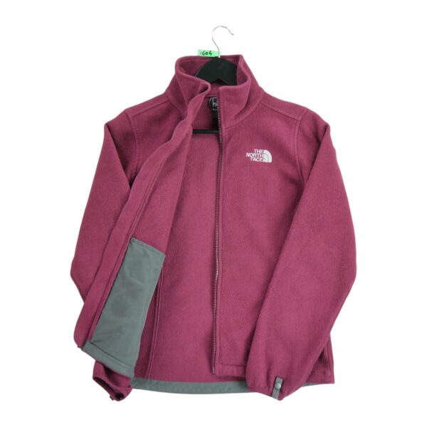 Veste polaires femme manches longues bordeaux The North Face Col Montant QWE0604