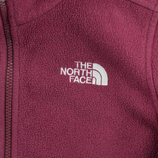 Veste polaires femme manches longues bordeaux The North Face Col Montant QWE0604